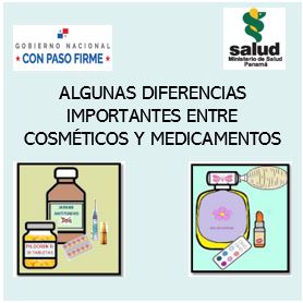 Algunas Diferencias importantes entre cosméticos y medicamentos