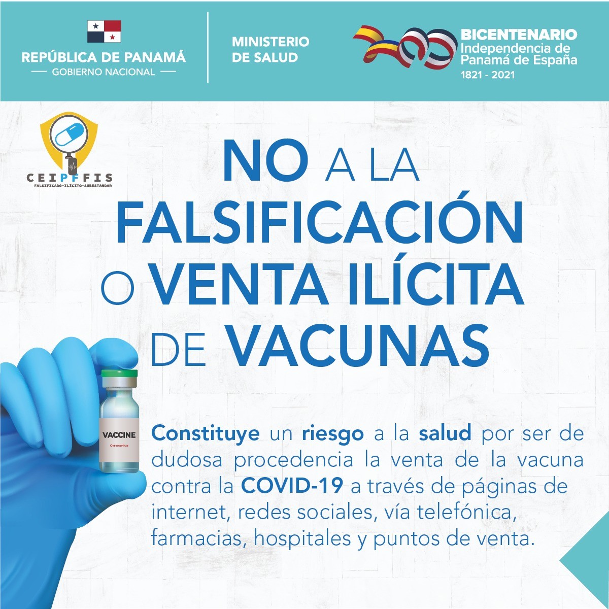 Campaña segura de la adquisición de vacunas contra la COVID-19